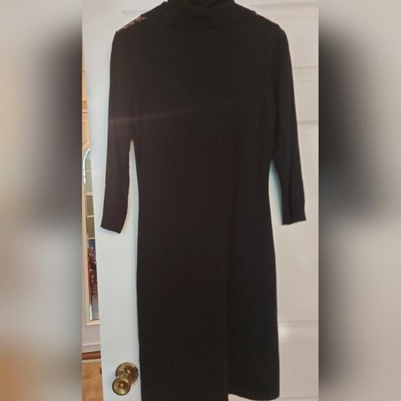 Gabby Skye Sweater Dress Houndstooth Preppy Academia Aesthetic Large - Picture 3 of 10